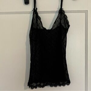 Lace  stretch sheer cami